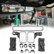 For Honda Pioneer 500/700/1000 Big Red Rear Center & Side Mirrors+ Grab Handles