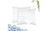 LINENOVA 100% Bamboo Pillowcases 5 Size Choice(White)