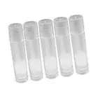 Lot 100x 5ml Clear Black White Empty Lipstick Lip Balm Container Tube TOH