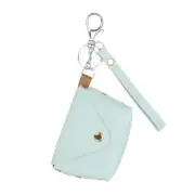 Coin Pouch, Mini Coin Purse Keychain for Handbag Decor, Light Blue