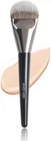 Flat Foundation Brush for Liquid Makeup, Liquid Foundation Brush, Flat Makeup Br