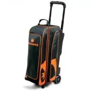 Brunswick Blitz 3 Ball Triple Roller Bowling Bag Orange