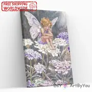 Paint By Numbers Kit Cherub Abstract Framed Art DIY Canvas Oil Decor Brush Adult