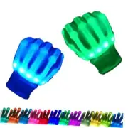 12 Colors Flash Led Light up Gloves for Boys Girls Birthday Cool Gifts Medium