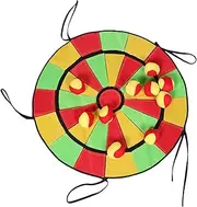 Milisten 1 Set Kids Board Game Set with Sticky Ball Board Toss Game Toys Outdoor Play Throwing Toys for Children