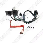 37100-96J24 Marine Outboard Single Ignition Key Switch Panel For Suzuki Engines