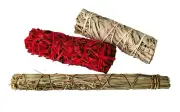 Smudging Sticks Bundle - White Sage, Dragon's Blood White Sage, Himalayan Smudge
