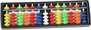 Abacus Kids Colorful Beads 13 Rods 8inch ABS Abacus with Name Label Portable Calculating Educational Math Toys for Kindergarten