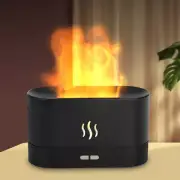 Flame Air Humidifier Essential Oil Diffuser 3D USB 7 Color Light Aroma Diffuser