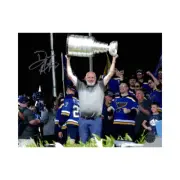 Doug Armstrong St Louis Blues Autographed On Stage 11x14 Photo - Fan Cave COA