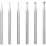 Round Cup Burr Wire Rounder Bits Silver 6 Pcs S4H68200