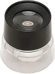 10X Power Stand Magnifier, Cylinder Magnifying Glass Compact Portable, Desktop Magnifier for Jewelry Appraisal Macular Degeneration, Seniors Reading