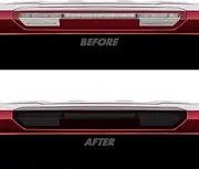 SlickMod PreCut Vinyl Smoke Tint for 2019-2023 Chevy Silverado Third Brake Light (20% Dark Smoke, 1. Third Brake Light)