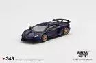 MINI GT 1:64 Model Car Lamborghini Aventador Alloy Die-cast Running Vehicle- LHD