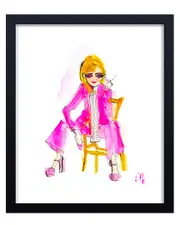 Ready2HangArt The Agent Framed Print Wall Art