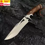 5cr15 Steel Full Tang Knife Outdoor Sharp knife Camping knife with LeatherSheath