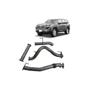 Redback 3.5" DPF Back Exhaust Pipe Only for Toyota Landcruiser FJA300 LC300 6Cyl