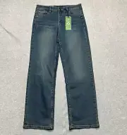 Silver Jeans Boys Size 14 Garret Rugged Loose Fit Stretch Adjustable Waist Denim