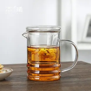 飄逸杯泡茶壺玻璃沖茶器過濾內膽泡茶杯辦公室沏茶杯簡易單人茶具