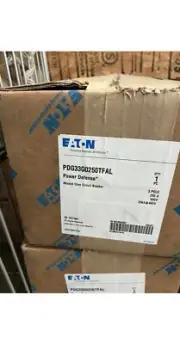 New Eaton PDG33G0250TFAL 250amp 480v 35ka 3 Pole Circuit Breaker Open Box