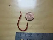 5 Octopus Sz 5/0 Red Super Sharp Fish Fishing All Purpose Bait Hooks