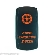 ROCKER SWITCH 12V ORANGE LED ZOMBIE TARGETING TAHOE TUNDRA DODGE 4wd 4x4 TRUCK