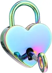 ARTIBETTER Hanging Lock Bag Hanging Lock Heart Padlock Plating for Wishing Tree Random Style