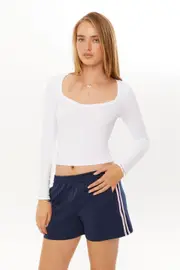 [Supré] Supré - Elyse Sporty Pull On Short - Royal navy/rosette pink L ROYAL NAVY/ROSETTE PINK
