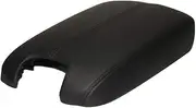 A ABIGAIL Center Console Armrest Cover for 2008 2009 2010 2011 2012 Honda Accord Auto Leather Suture Console Lid Cover (Black)