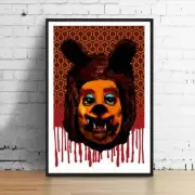 Stanley Kubrick The Shining Stephen King Overlook Bear Horror Movie Art Print