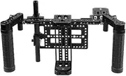 CAMVATE Director's Monitor Cage with Wireless Receivers and Multi-function Plate