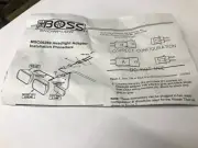 Boss Headlight Adapter kit-Nissan Titan- MSC06289