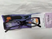 Foster Grant SImply Specs Hocus PRP Reading Glasses +1.75
