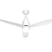 52'' Ceiling Fan DC Motor LED Light Remote Control Ceiling Fans White