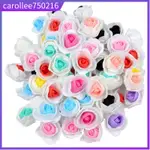 50PCS ARTIFICIAL FLOWERS FOAM HOME DECORATION ROSE HEAD DOUB