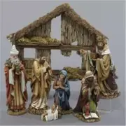Kurt S. Adler- Inc. C7104 Kurt Adler 6 Resin Nativity Set of 7