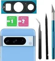 Pixel 8 Pro Back Camera Glass Lens Replacement Part for Google Pixel8Pro Rear Camera Glass with Pre-Installed Adhesive and Repairing Toolkits
