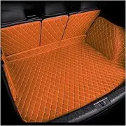 Car Boot Protector for CRV for CR-V 2011 2012 2013 2014 2015 2016 2017 Car Trunk Mat Leather Carpet Car Trunk Mats(Brown-B)