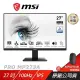 MSI 微星 PRO MP273A 商用螢幕 27型/FHD/IPS/100hz/內建喇叭