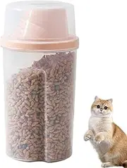 Pet Food Storage Container,1000ml Leakproof Cats Snack Container Jar | Dog Food Storage Container for Home, Traveling, Outdoor