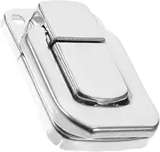 SHINEOFI 3Pcs Luggage Lock Durable Stainless Steel Hook Locks for Travel Bags Crossbody Bags and Boxes Electroplated Finish Versatile Packing Buckles