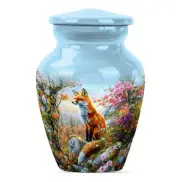 Springtime Fox 3Inch Pack Of 1 - Human Urns For Ashes - Memorial Urns - 3 Inch