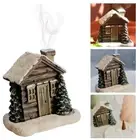 Cartoon Christmas Cabin Incense Burner Incense Cone Burner Christmas Party