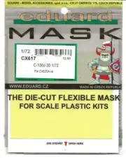 Eduard C-130J-30 Hercules Masks for the Zvezda Kit in 1/72 CX 617 ST