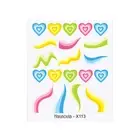 Nail Sticker Vivid Persistent Valentines Day Nail Art Lover Leaves Cute Slider