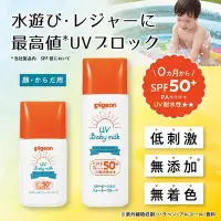 在飛比找Yahoo!奇摩拍賣優惠-大賀屋 日本製 貝親 嬰兒防水防曬油 嬰兒 防曬乳 防曬霜 