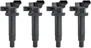 4Pcs Ignition Coil Pack Set Replaces# 9008,Compatible For Toyota Corolla Matrix 1.8L L4,Compatible For Chevy Prizm