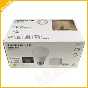 Ikea TRADFRI Dimmer Kit w LED Bulb, Smart Wireless, Warm White, 904.359.32, NEW