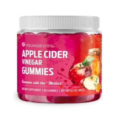 Youngevity Apple Cider Vinegar Gummies 500mg w/Raw ACV from The Mother Detox ...
