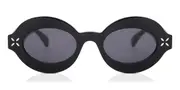 Azzedine Alaia AA0059S 001 Women’s Sunglasses Black Size 49